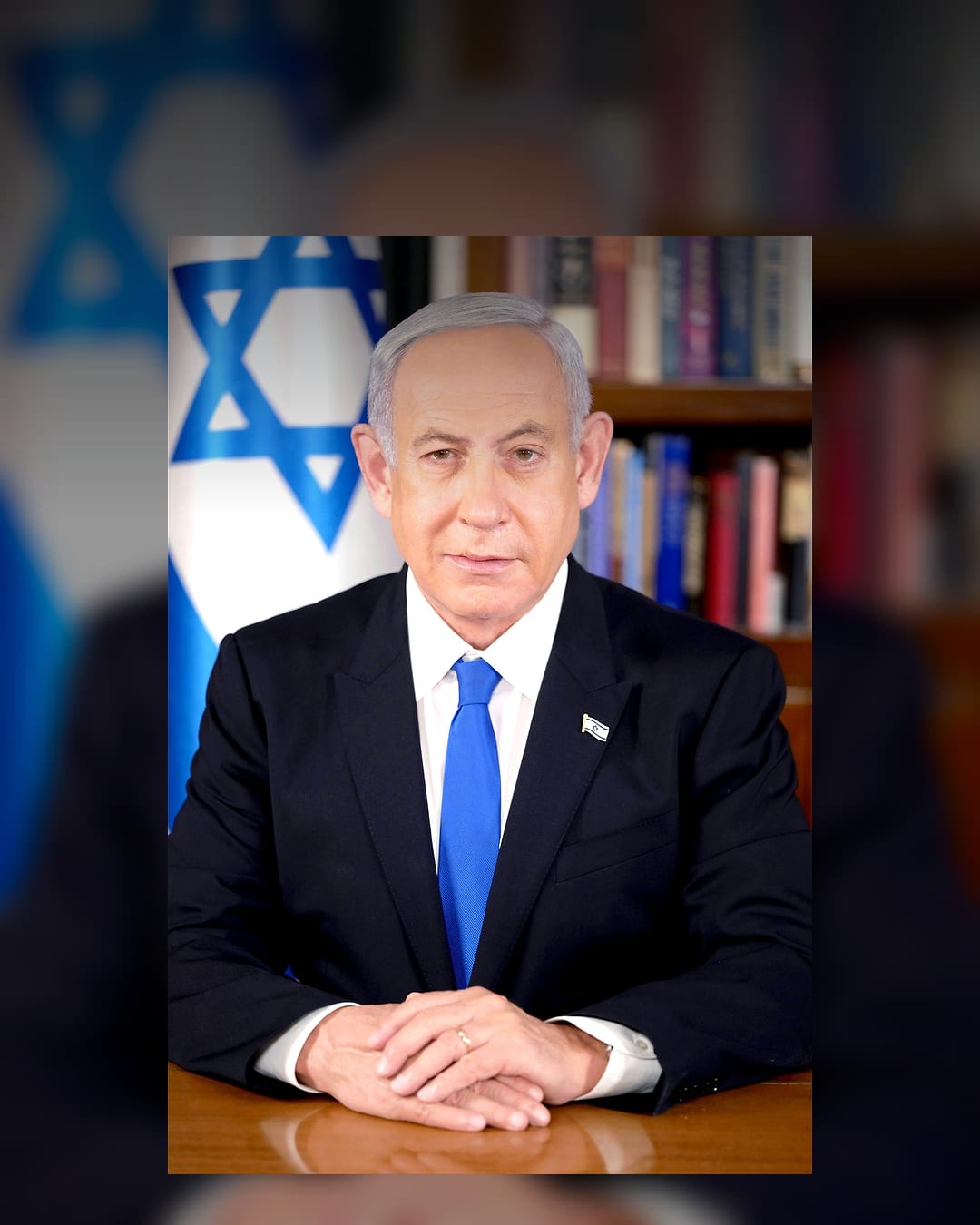 Official portrait of Israeli Prime Minister Benjamin Netanyahu