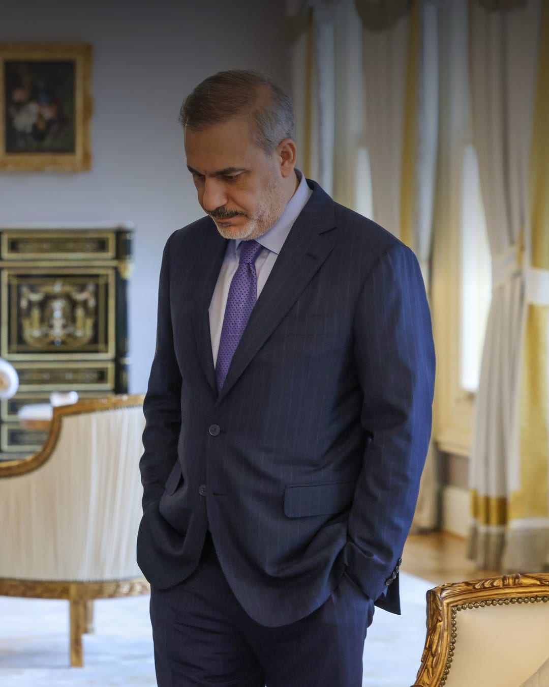 Hakan Fidan meeting David Cameron in Istanbul