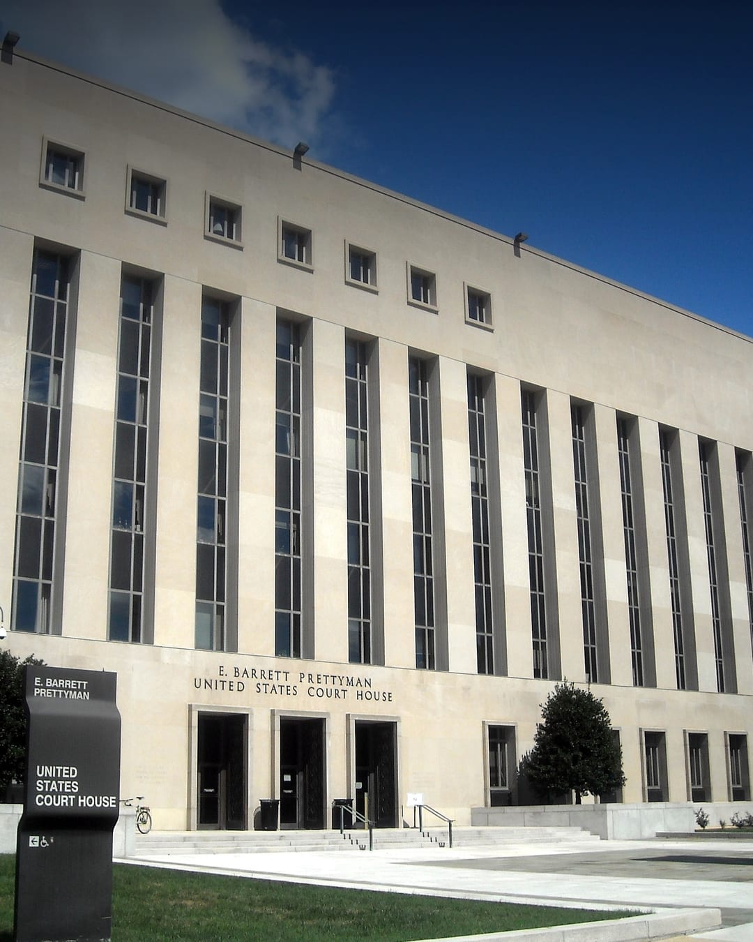 E. Barrett Prettyman Federal Courthouse in Washington, D.C.