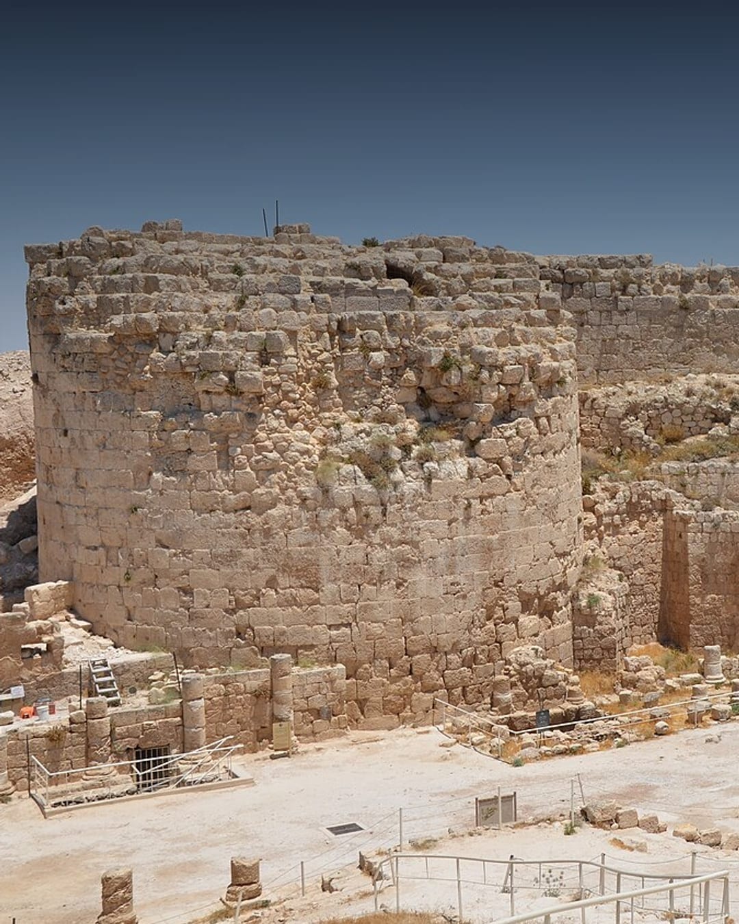 Herodium archaeological site in the West Bank