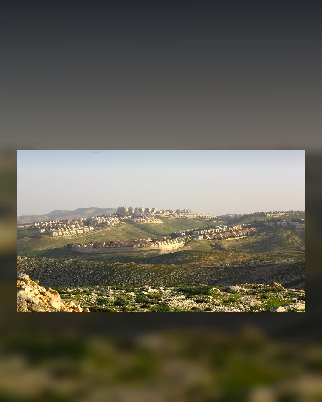 Ma'ale Adumim settlement in the occupied West Bank