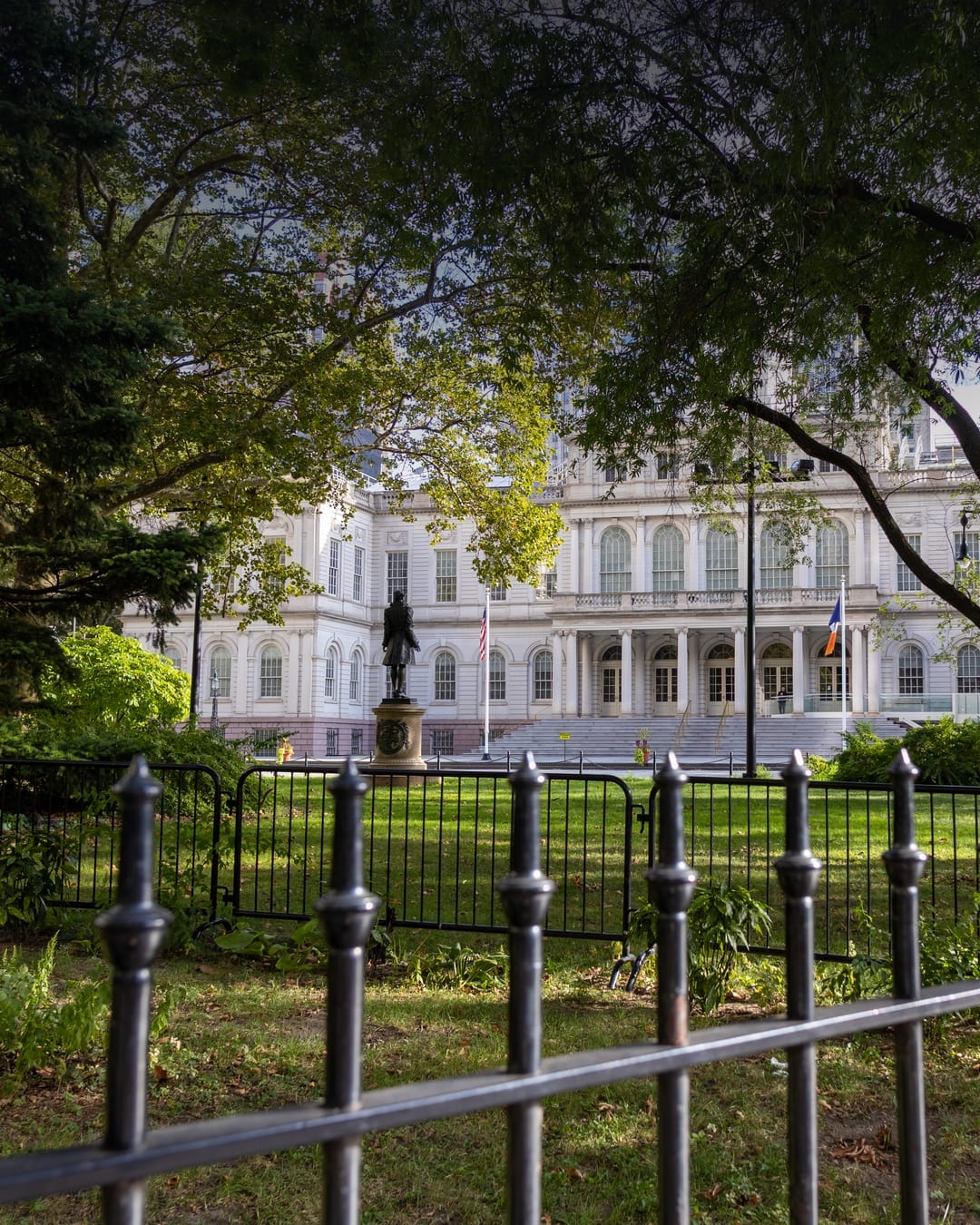 New York City Hall exterior in September 2025
