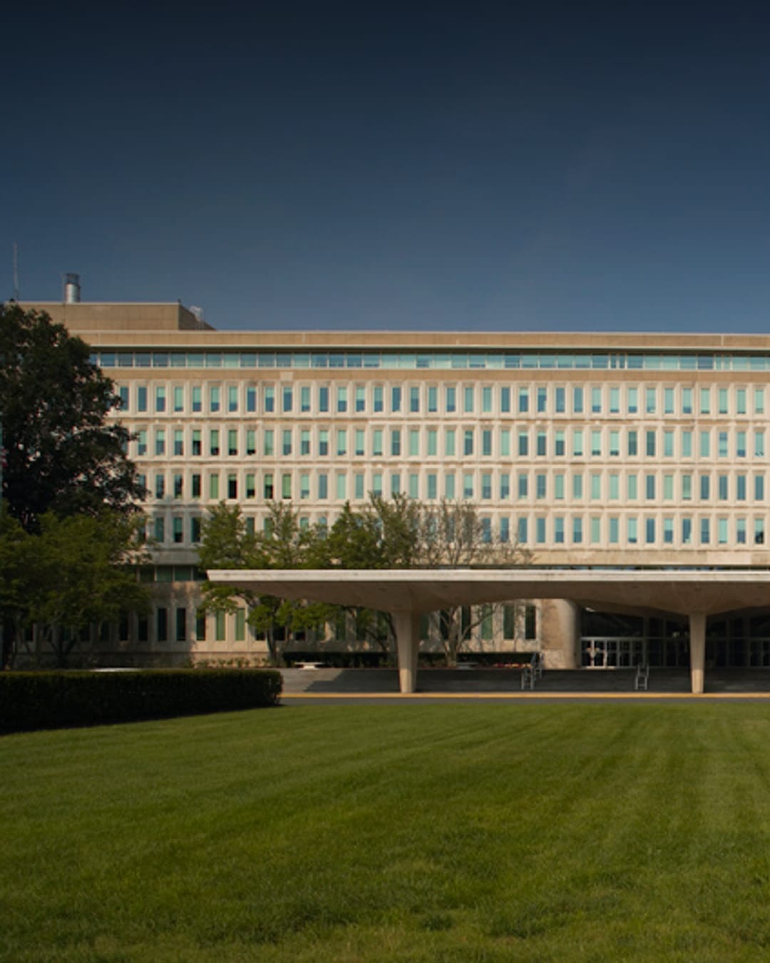 CIA original headquarters building in Langley, Virginia