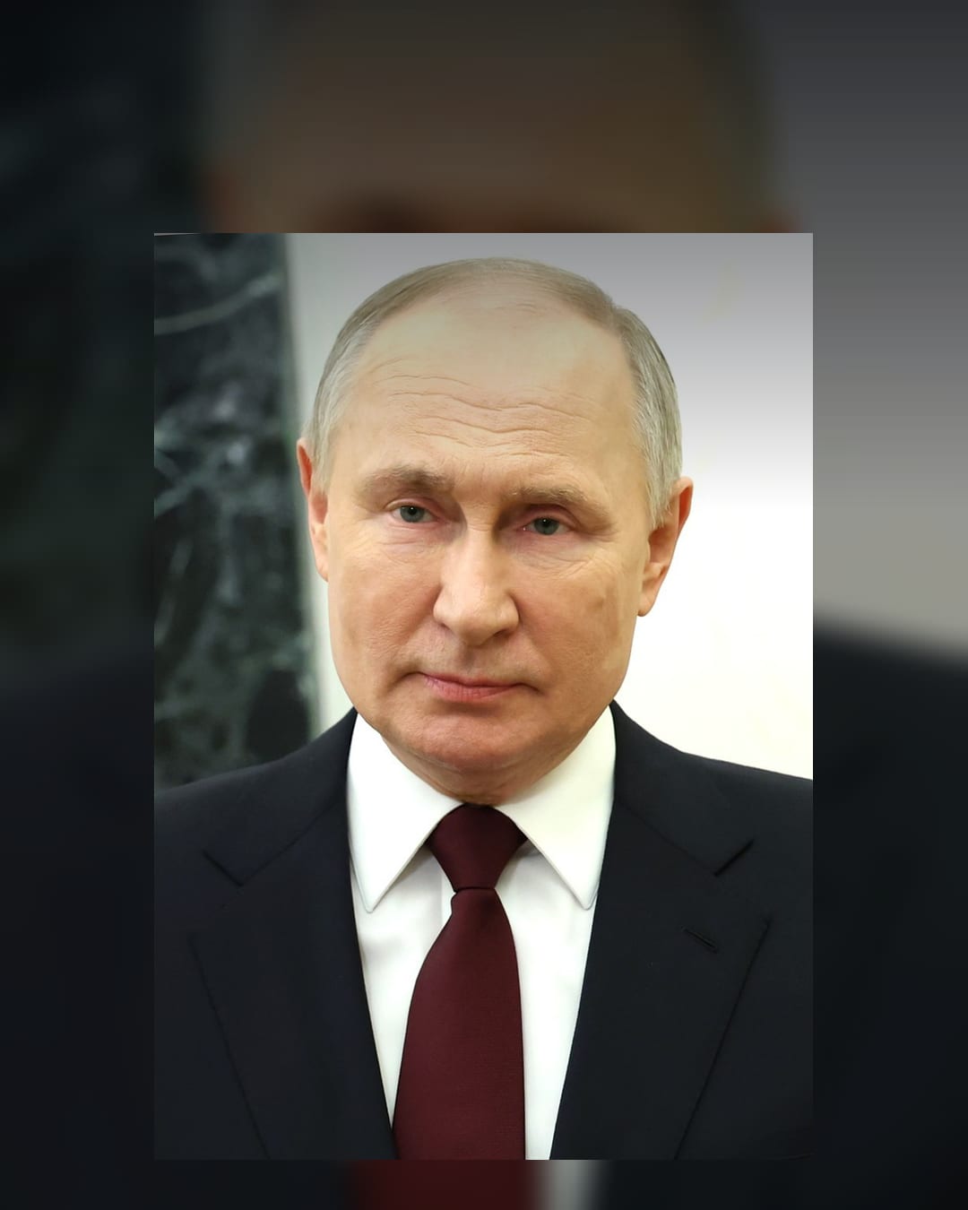Russian President Vladimir Putin official portrait