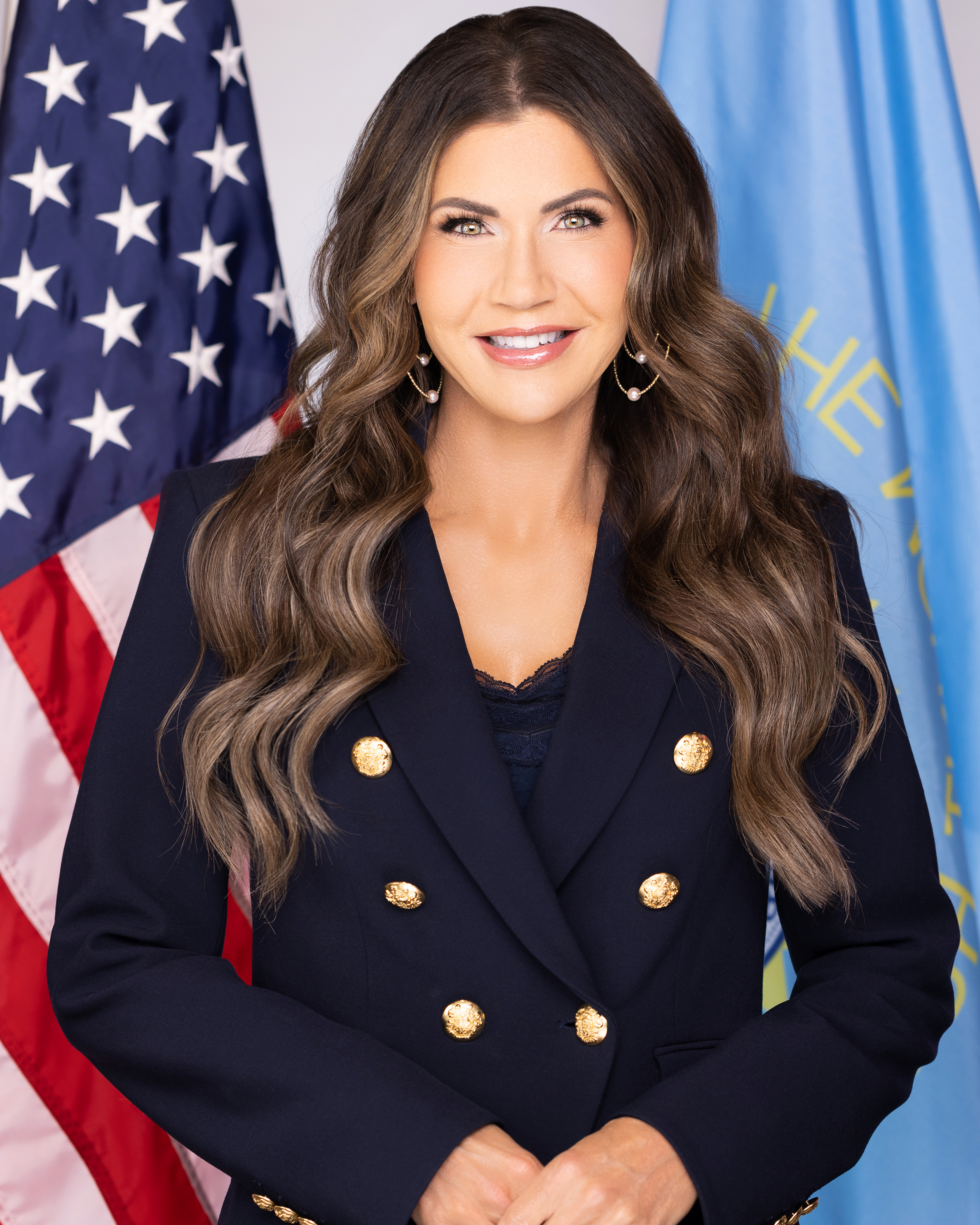 Official portrait of Kristi Noem as South Dakota governor