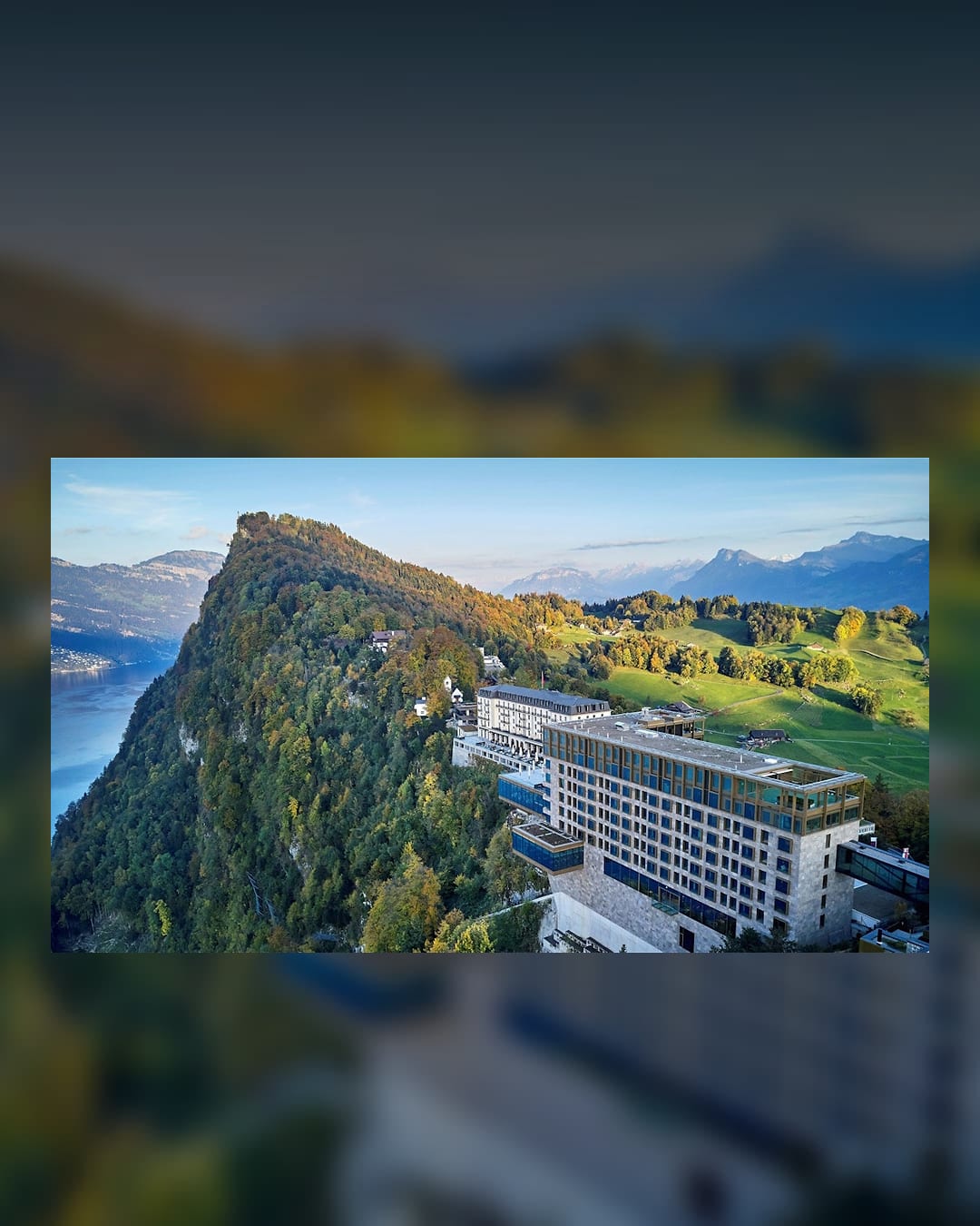 Bürgenstock hotel complex above Lake Lucerne