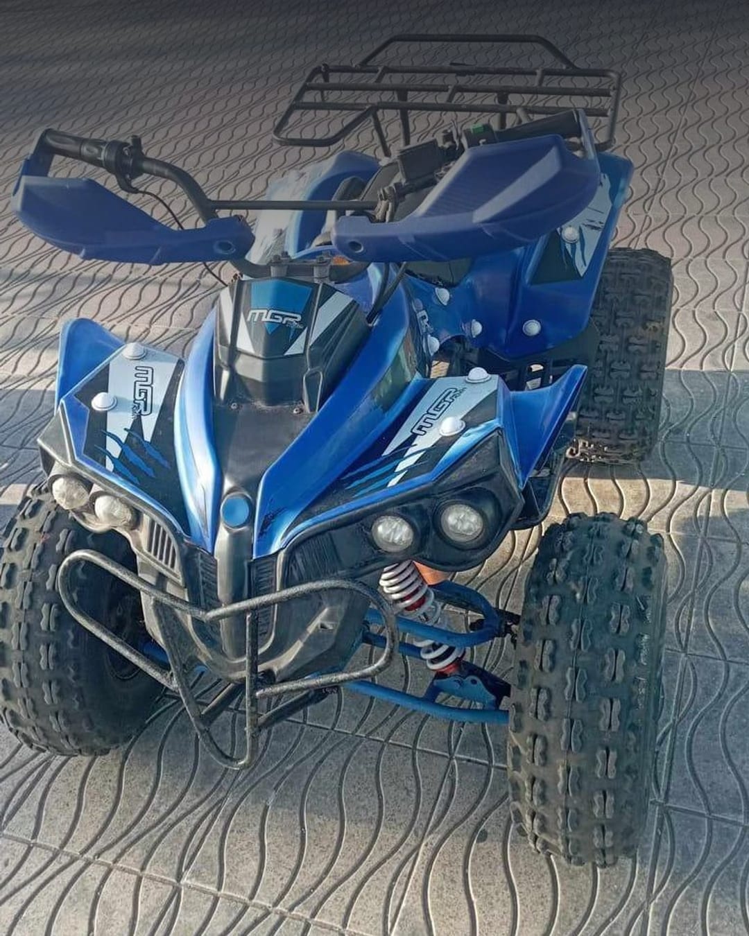 A Can-Am Spyder three-wheel motorcycle