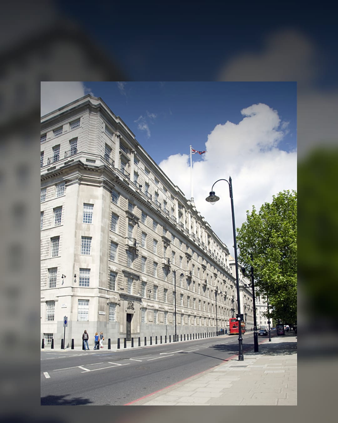 Thames House, MI5's London headquarters, seen from Millbank