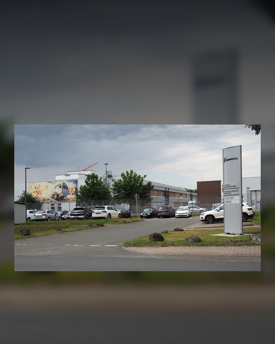 Rheinmetall Waffe Munition facility in Unterluess, Germany