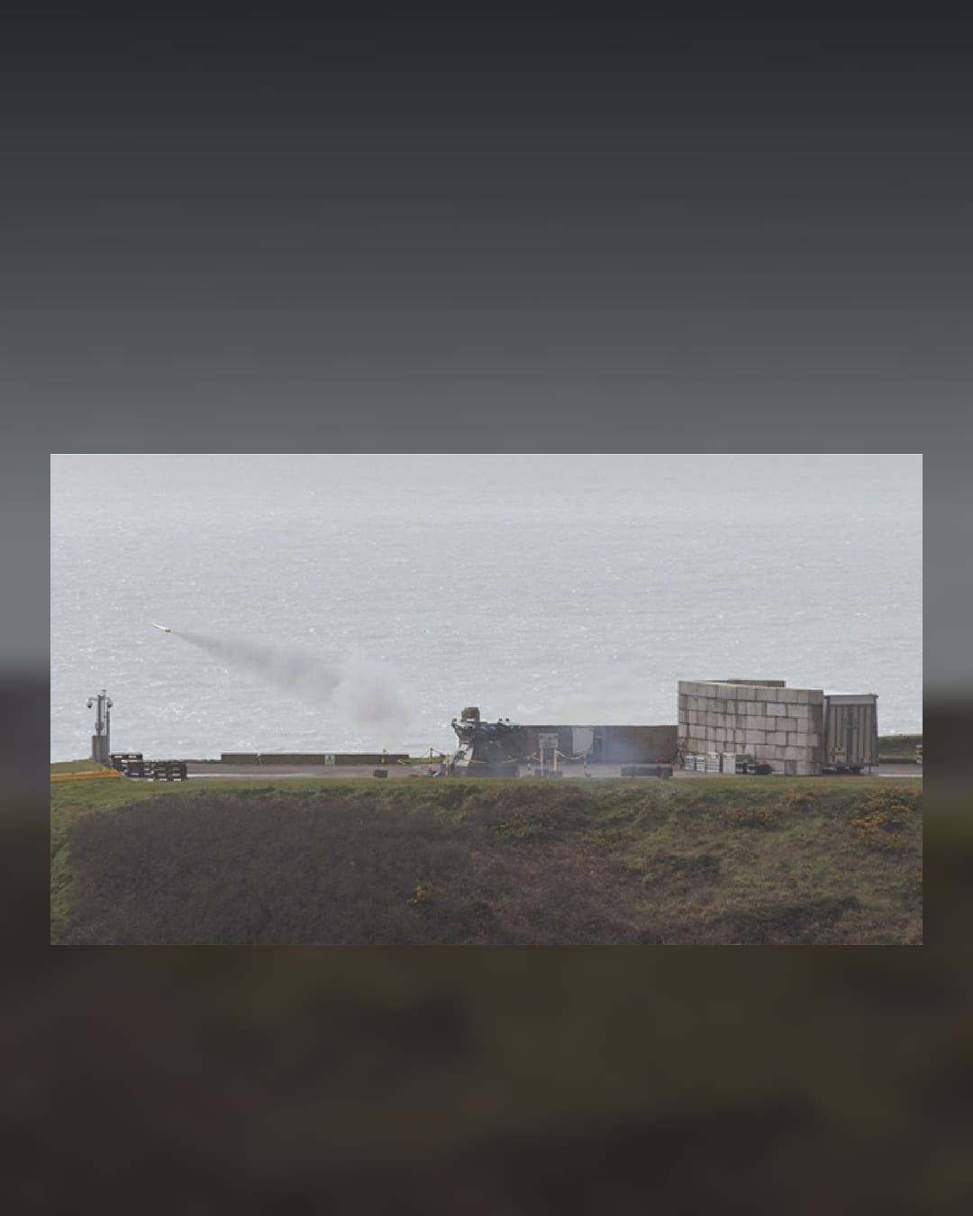 Rapid Sentry air defence system during a test fire exercise